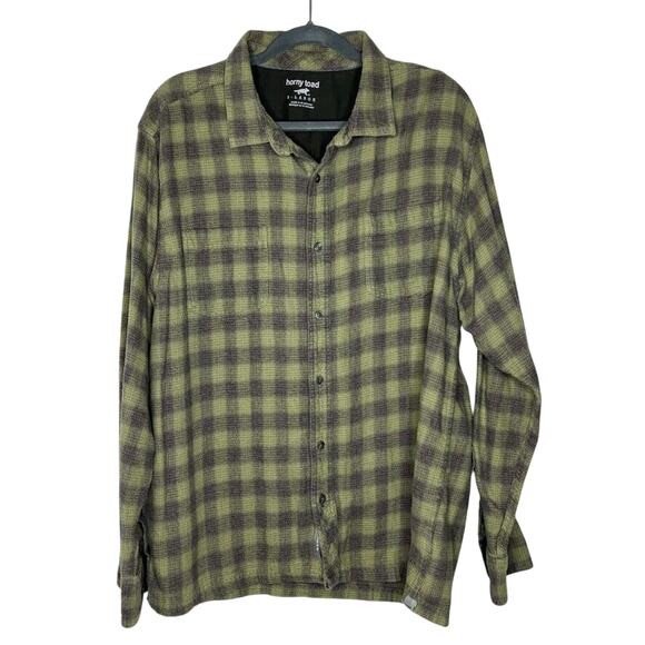 Horny Toad Men's Green Shirt XL Long Sleeve Button Up Outdoor - Picture 1 of 8